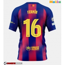 Moške Nogometnih dresov Barcelona Fermin Lopez #16 Domači 2025-26 Kratki rokavi